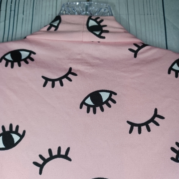 Spoiled Angel Pink Robe with Eye Print - Picture 12 of 12